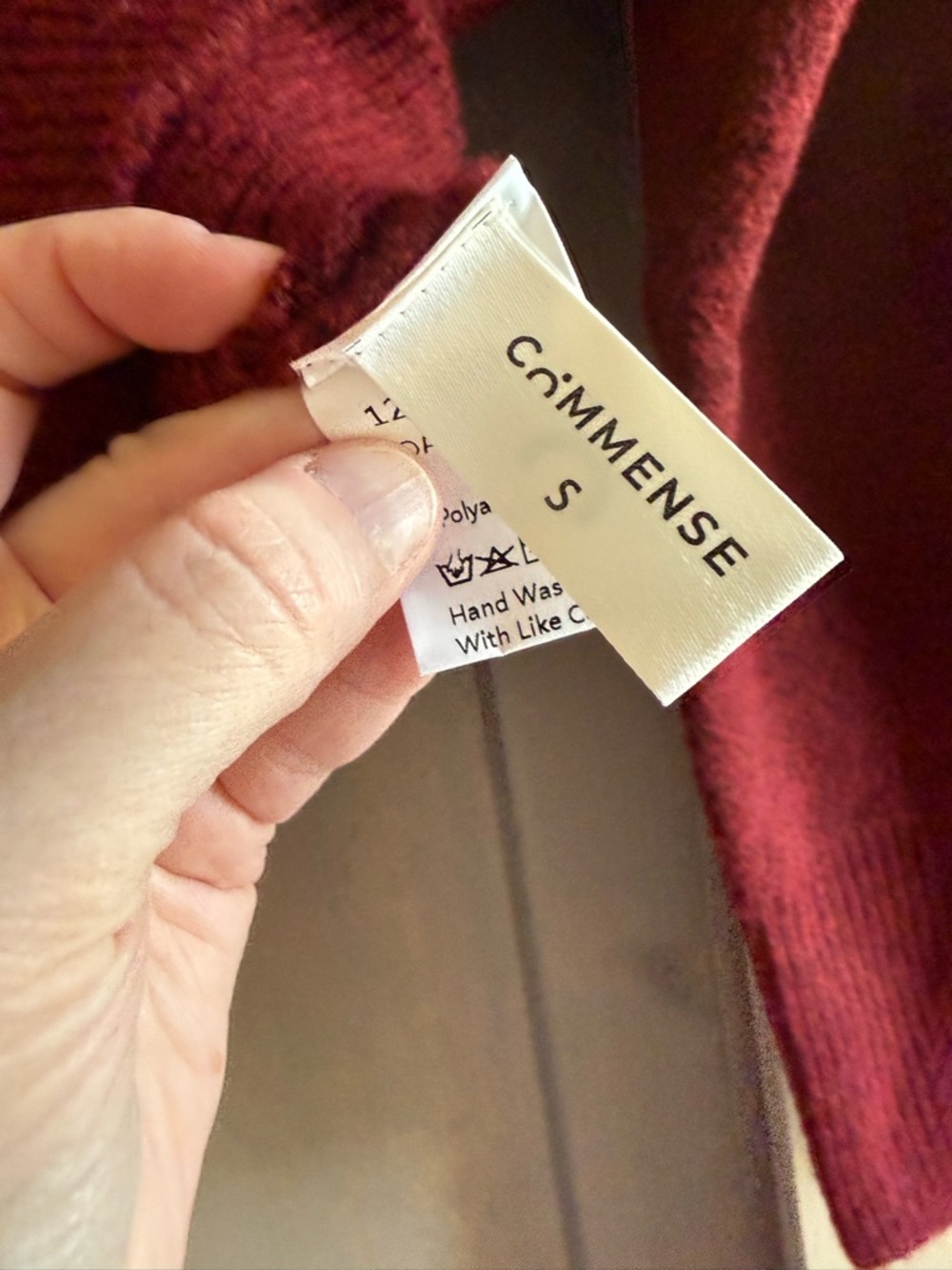 NWOT Commense Half Zip Fuzzy Sweater - Picture 6 of 8